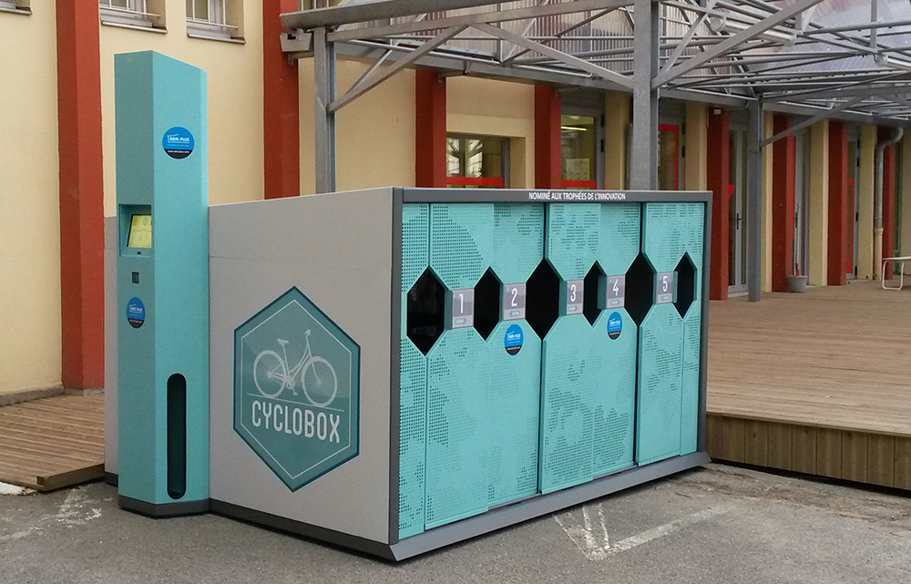 Abri Plus - Abri vélos sécurisé - Cyclobox - Ile de Nantes (44)
