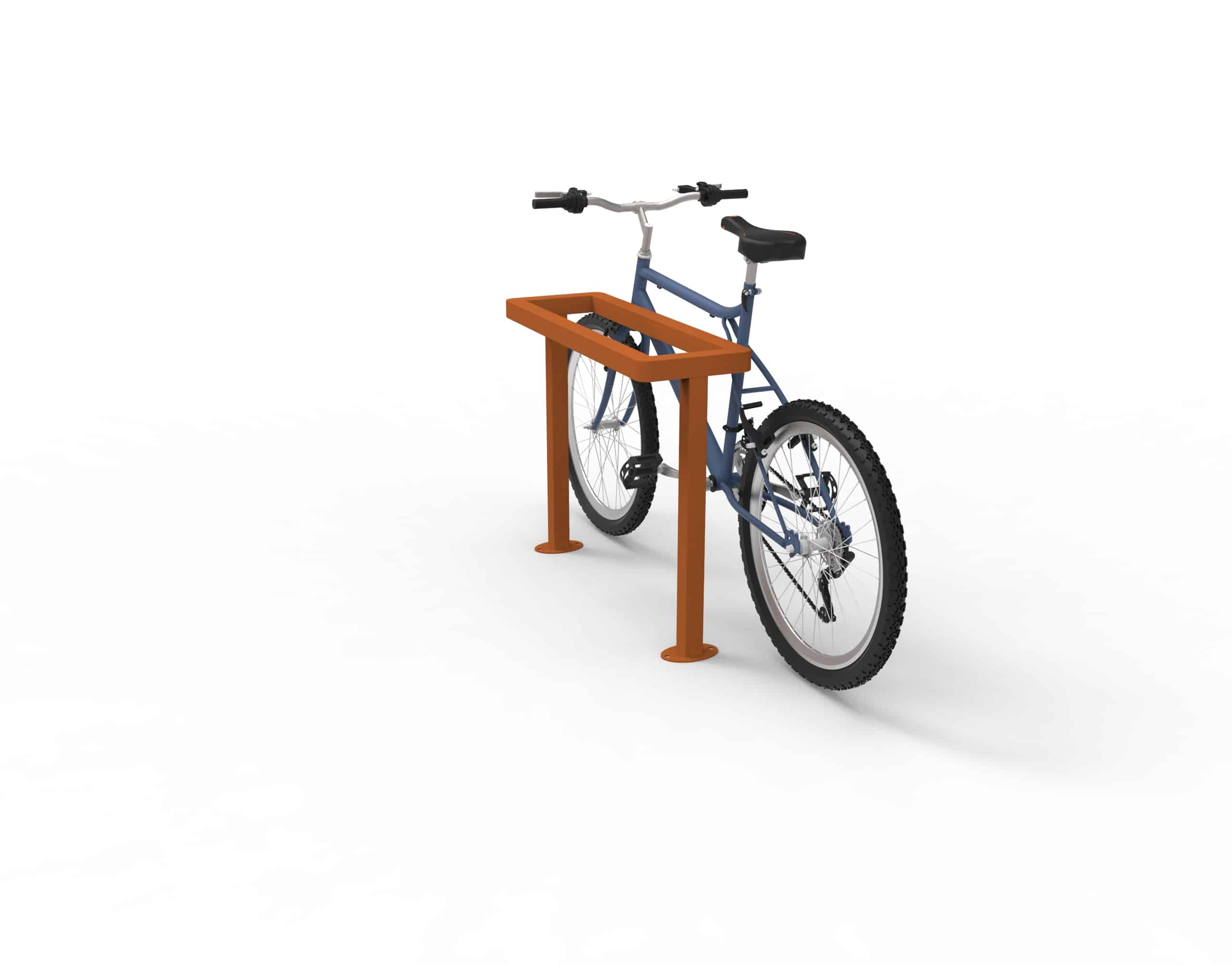 Support de stationnement de vélo en bois, Support de vélo au sol