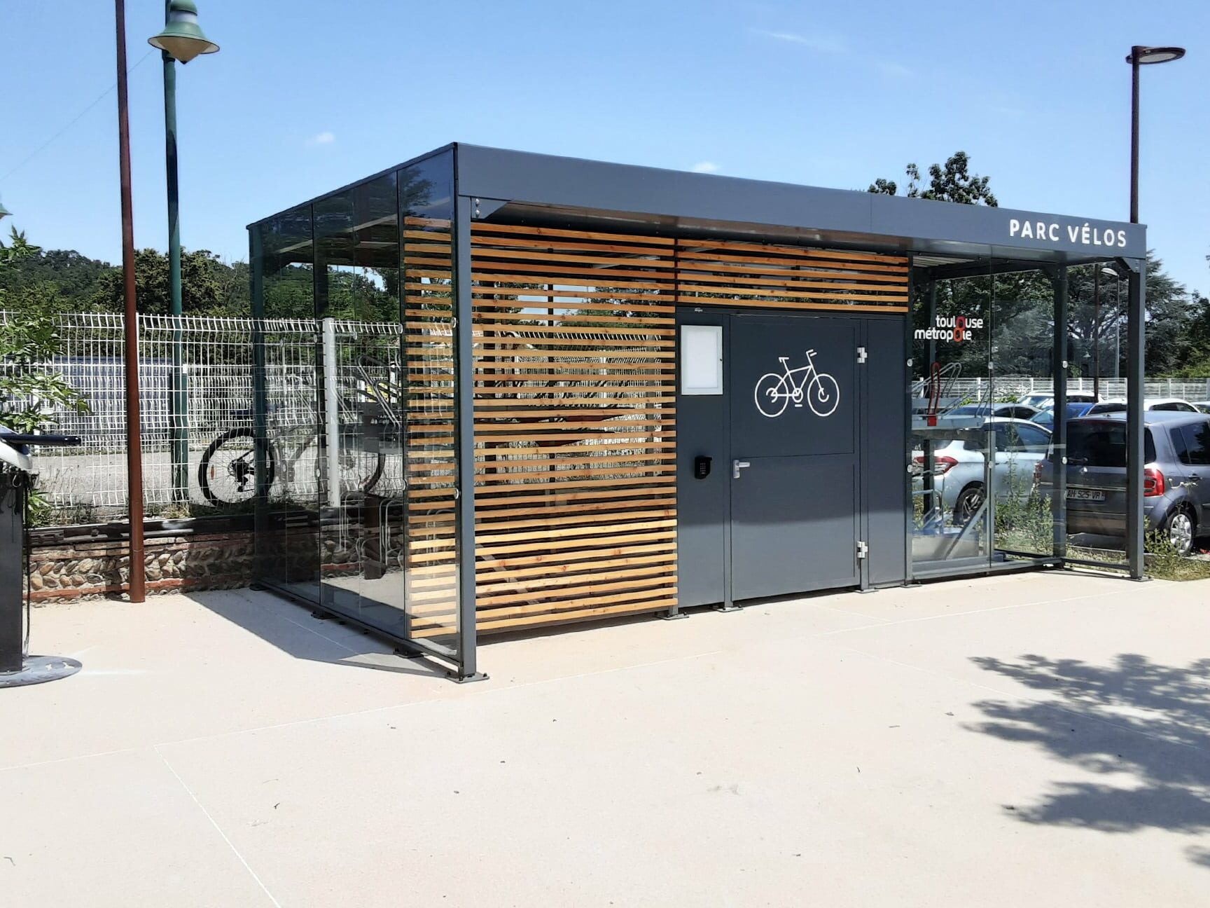 Abri Plus - Parc vélo sécurisé Square + - Gare (31) Pibrac