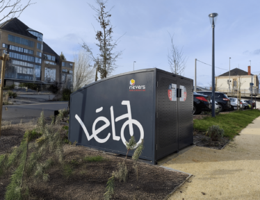 Abriplus - box à vélos individuelles - Velbox Angers - Ville de Nevers (58)